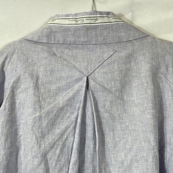 Armani Collection Jacket Light Blue Size 6 Full Zip Swing bubble Sleeve EUC - Picture 6 of 12